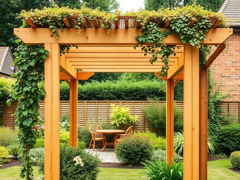 Pergola met beplanting — Kontich